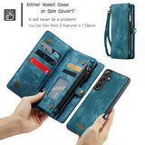 CaseMe Samsung Galaxy S25 Plus Fodral 008 Series Irrotettava Kuori Sininen