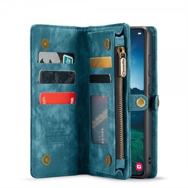 CaseMe Samsung Galaxy S25 Plus Fodral 008 Series Irrotettava Kuori Sininen