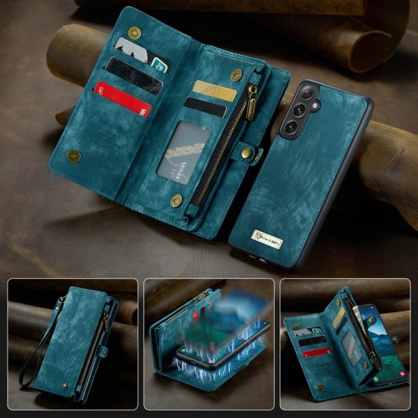 CaseMe Samsung Galaxy S25 Plus Fodral 008 Series Irrotettava Kuori Sininen