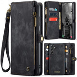 CaseMe Samsung Galaxy S25 Plus Fodral 008 Series Irrotettava Kuori Musta