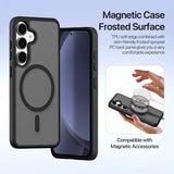 Dux Ducis Samsung Galaxy S25 Plus kotelo 2-in-1 Lawa Series MagSafe Musta