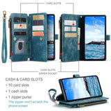 CaseMe Samsung Galaxy S24 Plus/S25 Plus C30 Series -suojakotelo, sininen