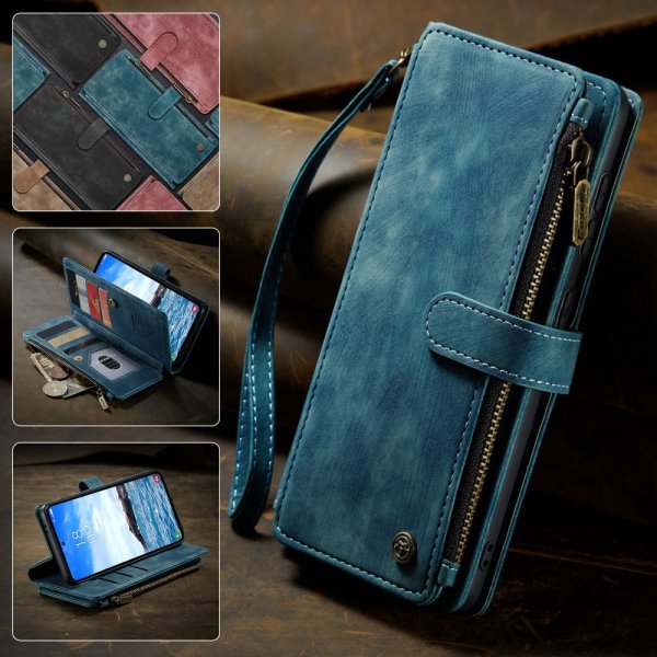 CaseMe Samsung Galaxy S24 Plus/S25 Plus C30 Series -suojakotelo, sininen