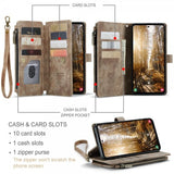 CaseMe Samsung Galaxy S24 Plus/S25 Plus C30 Series Kotelo, Ruskea