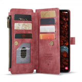 CaseMe Samsung Galaxy S24 Plus/S25 Plus C30 -sarjan kotelo, punainen