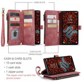 CaseMe Samsung Galaxy S24 Plus/S25 Plus C30 -sarjan kotelo, punainen