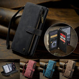 CaseMe Samsung Galaxy S24 Plus/S25 Plus -suojakotelo C30-sarja Musta