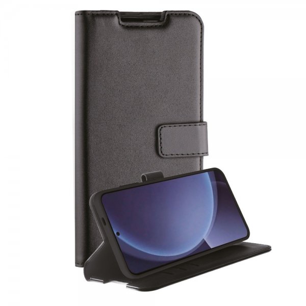 Vivanco Samsung Galaxy S25 Plus Classic Wallet -kotelo, musta