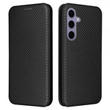 Samsung Galaxy S25 Plus hiilikuitukuvioitu suojakuori musta
