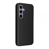 Samsung Galaxy S25 Plus hiilikuitukuvioitu suojakuori musta