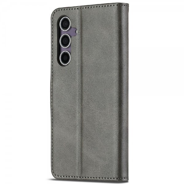 Lc.Imeeke Samsung Galaxy S25 Plus -suojakotelo korttipaikalla ja jalustatoiminnolla, harmaa