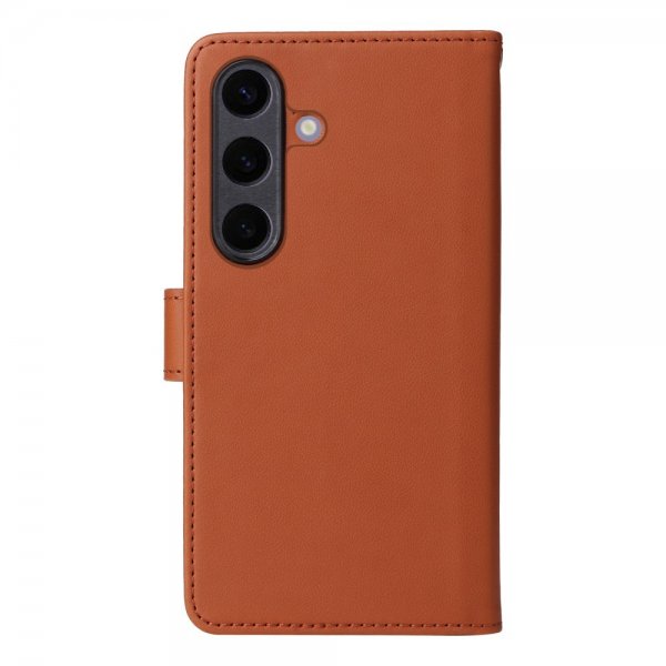 Betopnice Samsung Galaxy S25 Plus -suojakotelo irrotettavalla kuorella 005 ruskea
