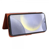 Betopnice Samsung Galaxy S25 Plus -suojakotelo irrotettavalla kuorella 005 ruskea