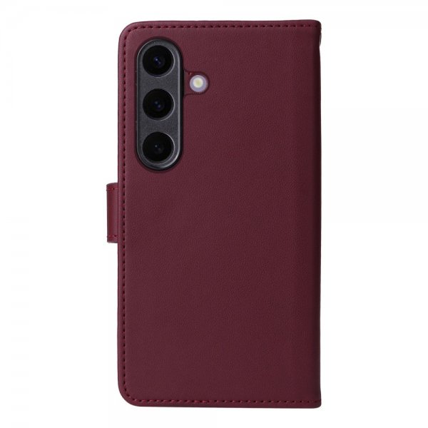 Betopnice Samsung Galaxy S25 Plus -suojakotelo irrotettavalla kuorella 005 punainen