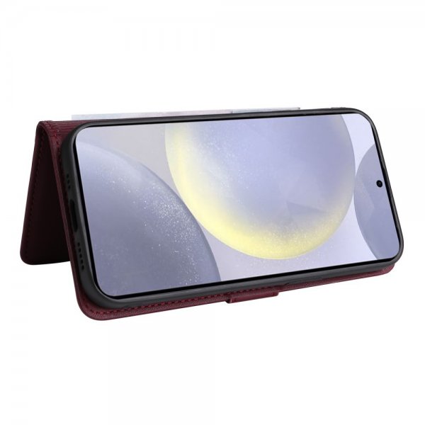 Betopnice Samsung Galaxy S25 Plus -suojakotelo irrotettavalla kuorella 005 punainen
