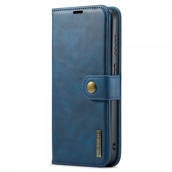 Dg.Ming Samsung Galaxy S25 Plus -kotelo irrotettavalla kuorella, sininen