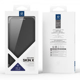 Dux Ducis Samsung Galaxy S25 Plus suojakuori Skin X Pro -sarjan jalustalla ja MagSafella, musta