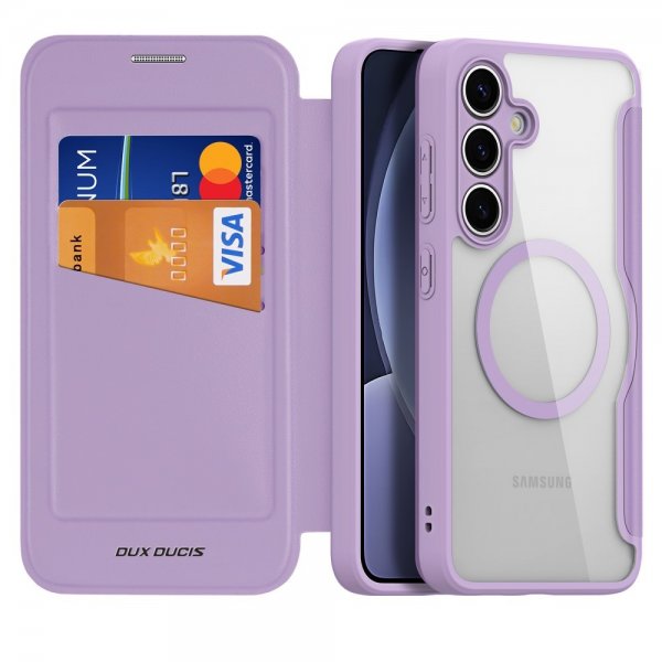 Dux Ducis Samsung Galaxy S25 Plus Kotelo Skin X Pro Series MagSafe Violetti