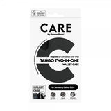 CARE by PanzerGlass Samsung Galaxy S25 Plus -kotelo Tango Two-in-One Wallet MagSafe musta