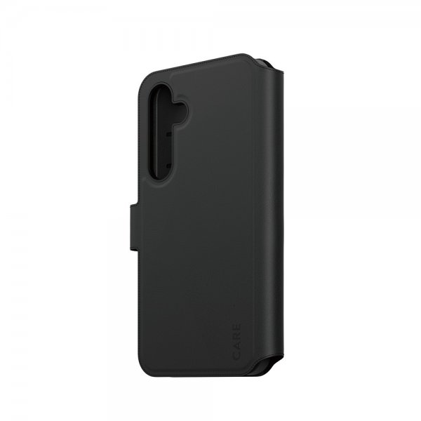 CARE by PanzerGlass Samsung Galaxy S25 Plus -kotelo Tango Two-in-One Wallet MagSafe musta
