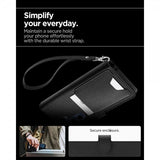 Spigen Samsung Galaxy S25 Plus -suojakotelo Wallet S, musta