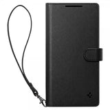 Spigen Samsung Galaxy S25 Plus -suojakotelo Wallet S, musta