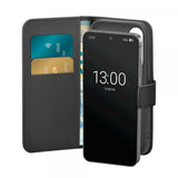 Puro Samsung Galaxy S25 Plus suojakotelo lompakko jalusta, musta