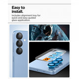 Spigen Samsung Galaxy S25 Plus kameranssuoja GLAS.tR EZ Fit Optik Pro 2-pack Musta