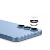 Spigen Samsung Galaxy S25 Plus kameranssuoja GLAS.tR EZ Fit Optik Pro 2-pack Musta