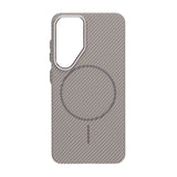 Samsung Galaxy S25 Plus Kuori Hiilikuitukuvio MagSafe Harmaa