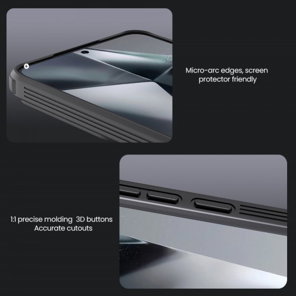 Nillkin Samsung Galaxy S25 Plus CamShield Pro MagSafe Kuori Musta