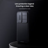 Nillkin Samsung Galaxy S25 Plus -suojakuori, CamShield Pro, musta