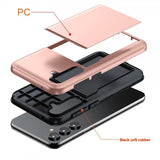Samsung Galaxy S25 Plus Kuoret Card Slide Sininen