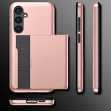Samsung Galaxy S25 Plus Kuoret Card Slide Ruusukulta