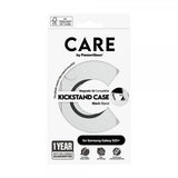 CARE by PanzerGlass Samsung Galaxy S25 Plus -suojakuori jalustalla ja MagSafella, musta