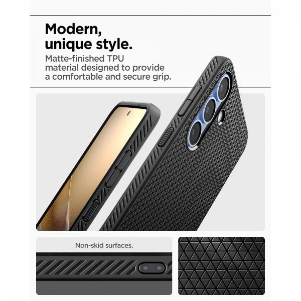 Spigen Samsung Galaxy S25 Plus Kuori Liquid Air Matte Black
