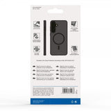 Vivanco Samsung Galaxy S25 Plus Mag Pro -suojakuori, läpinäkyvä/musta