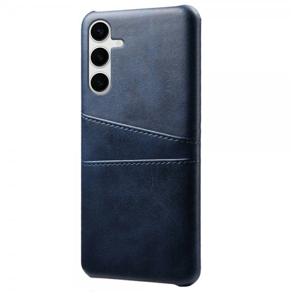 Samsung Galaxy S25 Plus Kuoret, joissa kaksi korttipaikkaa, sininen