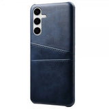 Samsung Galaxy S25 Plus Kuoret, joissa kaksi korttipaikkaa, sininen