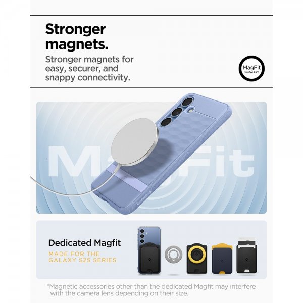 Spigen Samsung Galaxy S25 Plus Kuori Parallax MagFit Purple-ish