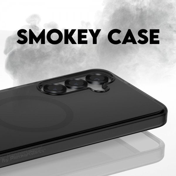 CARE by PanzerGlass Samsung Galaxy S25 Plus -suojakuori, Smokey MagSafe, musta