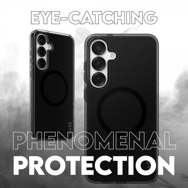 CARE by PanzerGlass Samsung Galaxy S25 Plus -suojakuori, Smokey MagSafe, musta