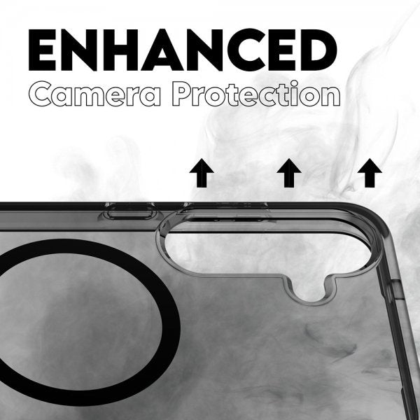 CARE by PanzerGlass Samsung Galaxy S25 Plus -suojakuori, Smokey MagSafe, musta