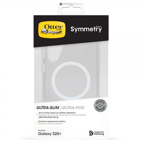 Otterbox Samsung Galaxy S25 Plus Kuori Symmetry Clear MagSafe Läpinäkyvä