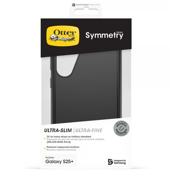 Otterbox Samsung Galaxy S25 Plus Kuori Symmetry MagSafe Musta