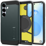Spigen Samsung Galaxy S25 Plus Tough Armor MagFit Abyss Green -kuori
