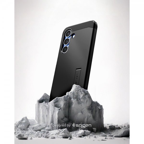 Spigen Samsung Galaxy S25 Plus Kuori Tough Armor MagFit Musta