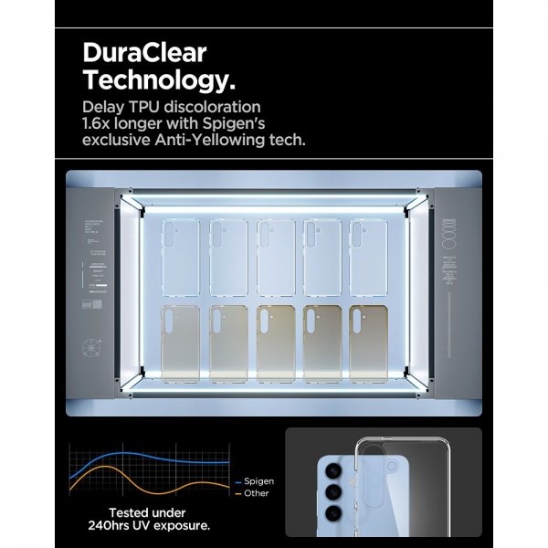 Spigen Samsung Galaxy S25 Plus Kuori Ultra Hybrid Crystal Clear