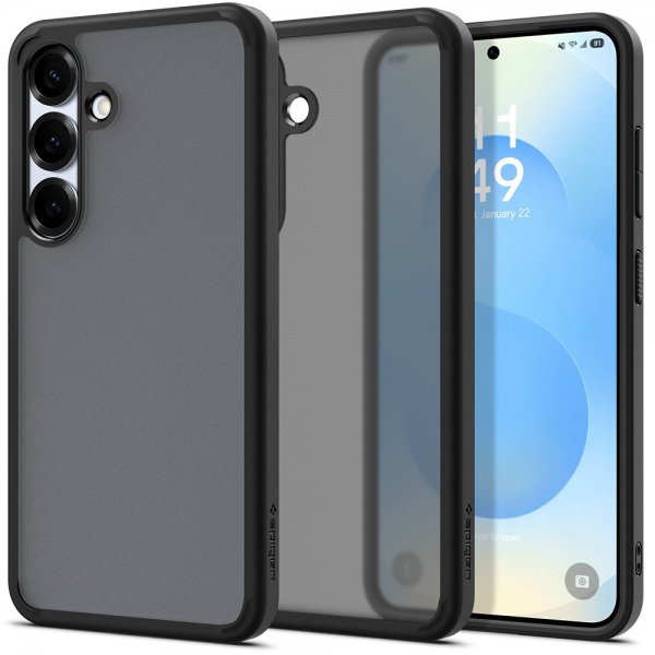 Spigen Samsung Galaxy S25 Plus Ultra Hybrid Frost Black -kuori