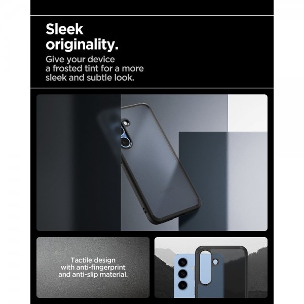 Spigen Samsung Galaxy S25 Plus Ultra Hybrid Frost Black -kuori